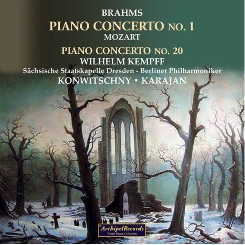 Kempff / Brahms / Mozart / Berlin Phil / Karajan - Piano  CD